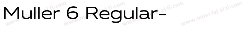 Muller 6 Regular字体转换